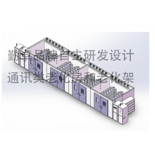 高温老化房 带老化车老化房 热老化箱 老化架推车老化房